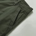 thumbnail image 6 of heyac Cargo Shorts Men Plain Cargo Trousers Skinny Straight Leg Street Hop Trousers Loose&nbsp;fit Outdoor Trousers with Multi Pockets, 6 of 7