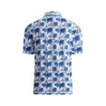 thumbnail image 6 of Biezeib Men's Summer Casual Beach T Shirt Short Sleeve Lapel Floral/Leaf Print Button Shirts, 6 of 6