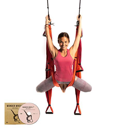 Yoga Inversion Swing with Free Video Series Orange Details about   Yogabody Yoga Trapeze Pro 