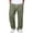 BPQ43-Army Green, variant on Men'S Linen Pants Casual Lightweight Drawstring Elastic Waist Pockets Loose Fit Straight Legs Summer Beach Yoga Sweatpants Khaki 3XL