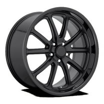 US Mag 1PC Aluminum Rim U123 RAMBLER 20X10in Gloss Black Matte Black Finish, U123200021 35