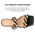 thumbnail image 4 of Journee Collection Womens Bronte Tru Comfort Foam Open Square Toe Block Heel Sandals, 4 of 6