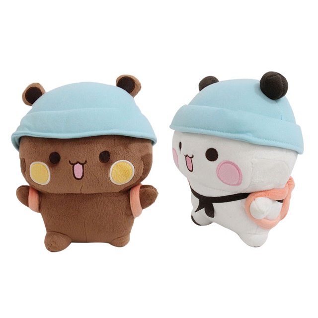 Juguete de peluche Kawaii Bubu Dudu, oso Panda, muñeco encantador de dibujos animados, peluche suave, decoración del hogar, regalos de cumpleaños para novia