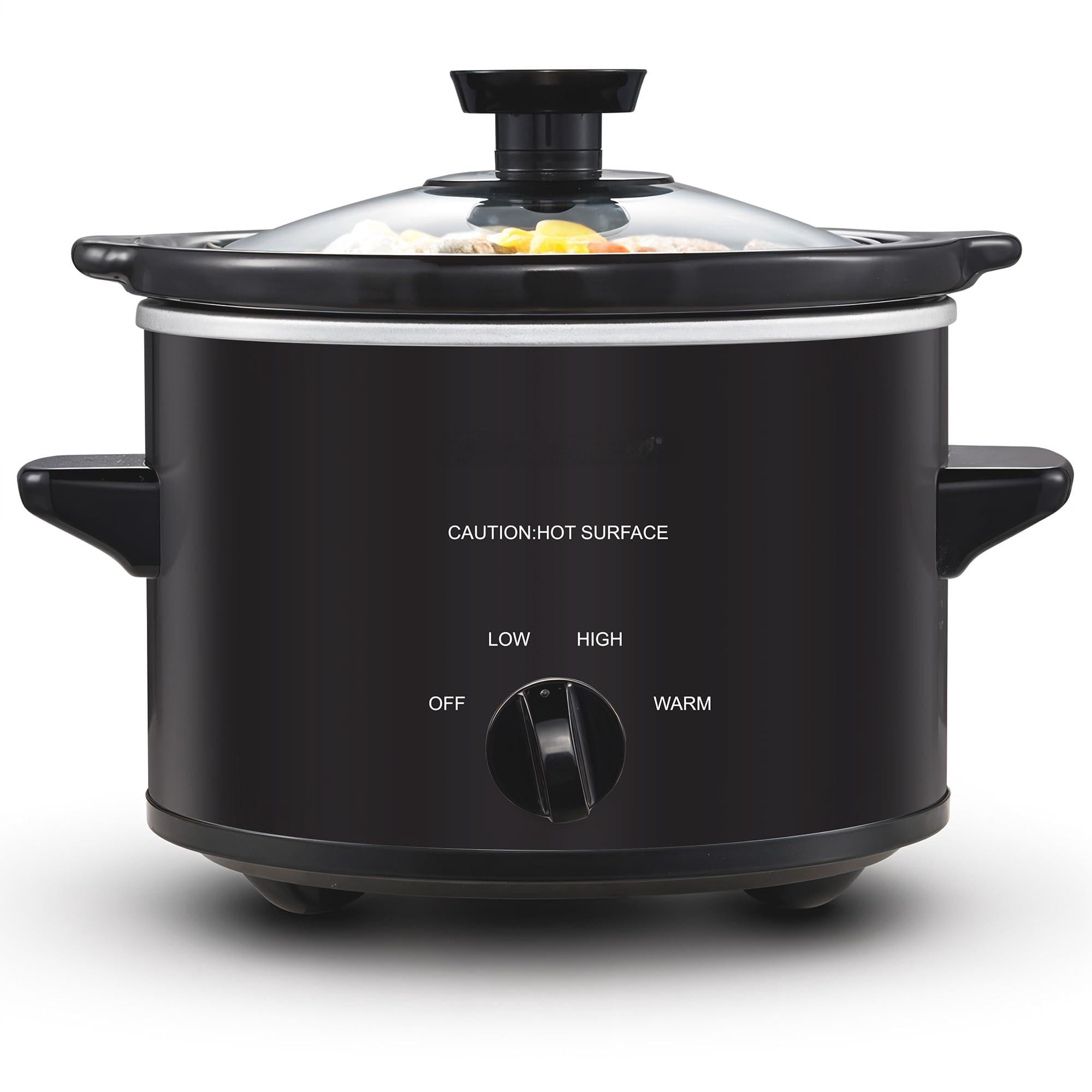 MyMini Electric Multi-Cooker Pot 32 oz Red Compact Food Steamer