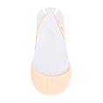 thumbnail image 3 of Women 2 Pairs Sling Liner Socks Low Cut No Show Half Socks Slingback Invisible Non Slip Heel Liner Toe Topper Sock for Heels Flats Pumps Shoes Comfortable Breathable Footwear, Beige, 3 of 9