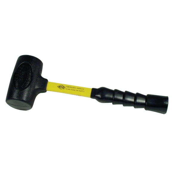 Nupla Power Drive Dead Blow Hammers, 2 lb Head, Yellow