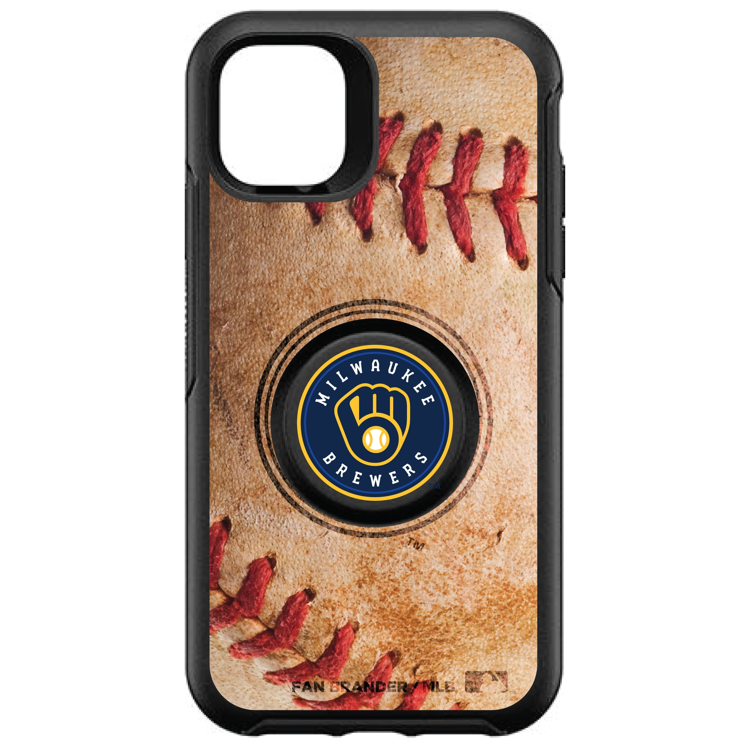 Milwaukee Brewers OtterBox Otter+Pop PopSocket Symmetry Baseball Design