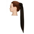 thumbnail image 2 of SAYFUT Long Straight Clip in Ponytail Extension,20/28 Inch Wrap Around Drawstring Pony Tail Hair Extension Synthetic Hairpiece Hair Piece for Women (1B#140-160g), 2 of 8