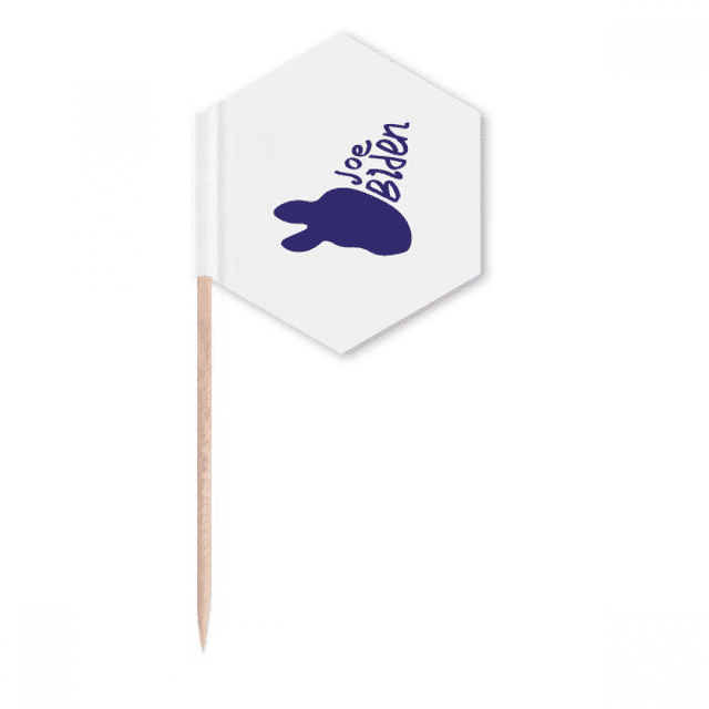 United States Democrats Politic Joe Blue Profile Toothpick Flags Cupcake Picks Party Celebration