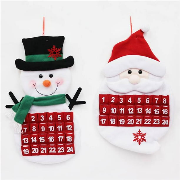DDI 2319931 Childrens Christmas Countdown Calendar, Assorted Color