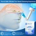 thumbnail image 4 of 100PCS Saline Packets Neti Pot Salt Sinus Rinse Nasal Wash Saline Packets, Individually Wrapped Saline Nasal Irrigation Wash Salt Packets Medical Grade for Adults Kids, 4 of 10