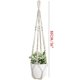 thumbnail image 2 of 2 maceteros colgantes de macramé, macramé trenzado para colgar en la pared, soporte para plantas, cuerda de algodón con cuentas, maceta para flores, 2 of 5
