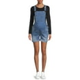 thumbnail image 4 of Time and Tru Women's Maternity Denim Shortall, 4 of 4