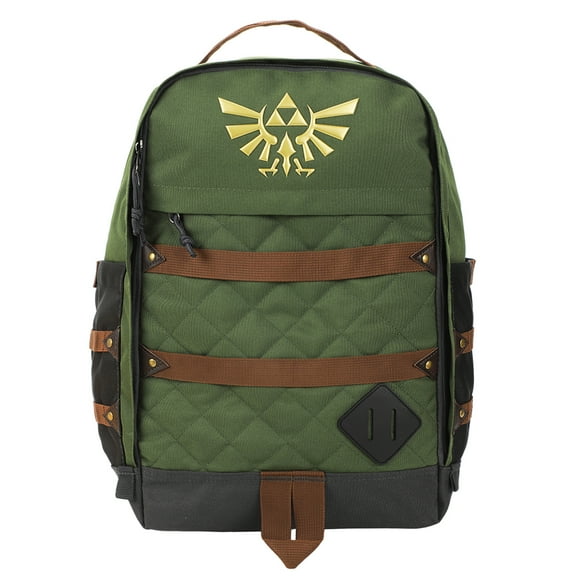 The Legend Of Zelda Hyrule Crest 17" Green adult Backpack