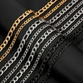 thumbnail image 2 of Speroto 6mm/10mm Mens Chain Necklaces, Sturdy Stainless Steel Figaro Chains for Men Women, 2 of 6