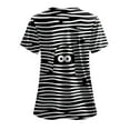thumbnail image 5 of Godom Halloween Shirts for Women Basic Print Graphic T Shirt Fall Halloween Party Tee Tops, 5 of 6