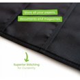 thumbnail image 3 of Wall File Organizer, 10 Pockets, Black, Wall Magazine Holder for Office, Home and Study, 3 of 5