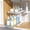 White, variant on 2-Tier Multi-Purpose Bathroom Under Sink Organizers and Storage, Stackable Kitchen Pantry Organization, Pull Out Medicine Cabinet Organizer with Movable Dividers, White, 1 Pack