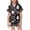 Black, variant on Outfit Sets for Girls Halloween Elements Pattern Print Short Sleeve Shirt Shorts 2 Piece Outfits Size 2-3Y