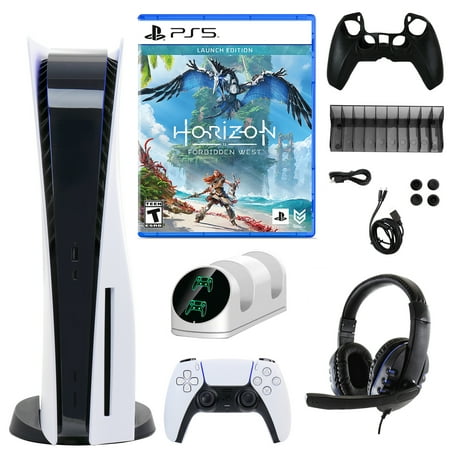 Sony PlayStation 5 Core with Horizon and Accessories Kit (PS5, PlayStation Disc Version)