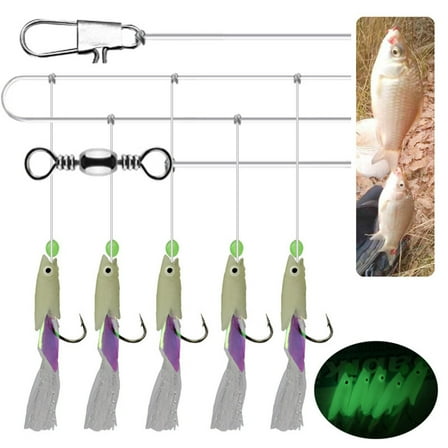 Pretyzoom Fishing Hook Assorted Color 2 150 x 0.9 x 0.4 in