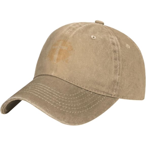 Hat Jesus Christ Son of God Lord Cross Cowboy hat Men Baseball Cap Women Trucker Hat Dad Cap Ponytail Hat Black