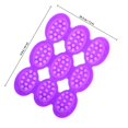 thumbnail image 2 of COMPUKAS Para Jabón Masaje Color Morado De Silicona Flexible Para Uso DIY, 2 of 7