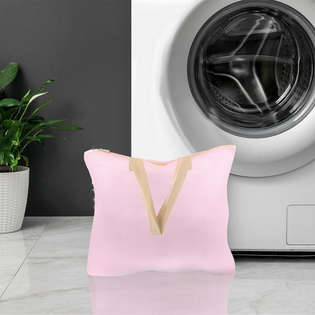 unbranded Bolsa De Malla Para Ropa Delicada Rosa Con Cremallera Para Y Viaje