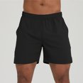 thumbnail image 1 of pstuiky Pantalones cortos deportivos para hombre, Pantalones cortos casuales de verano para hombre, de color liso, con bolsillos, para actividades al aire libre, secado rápido, 1 of 7