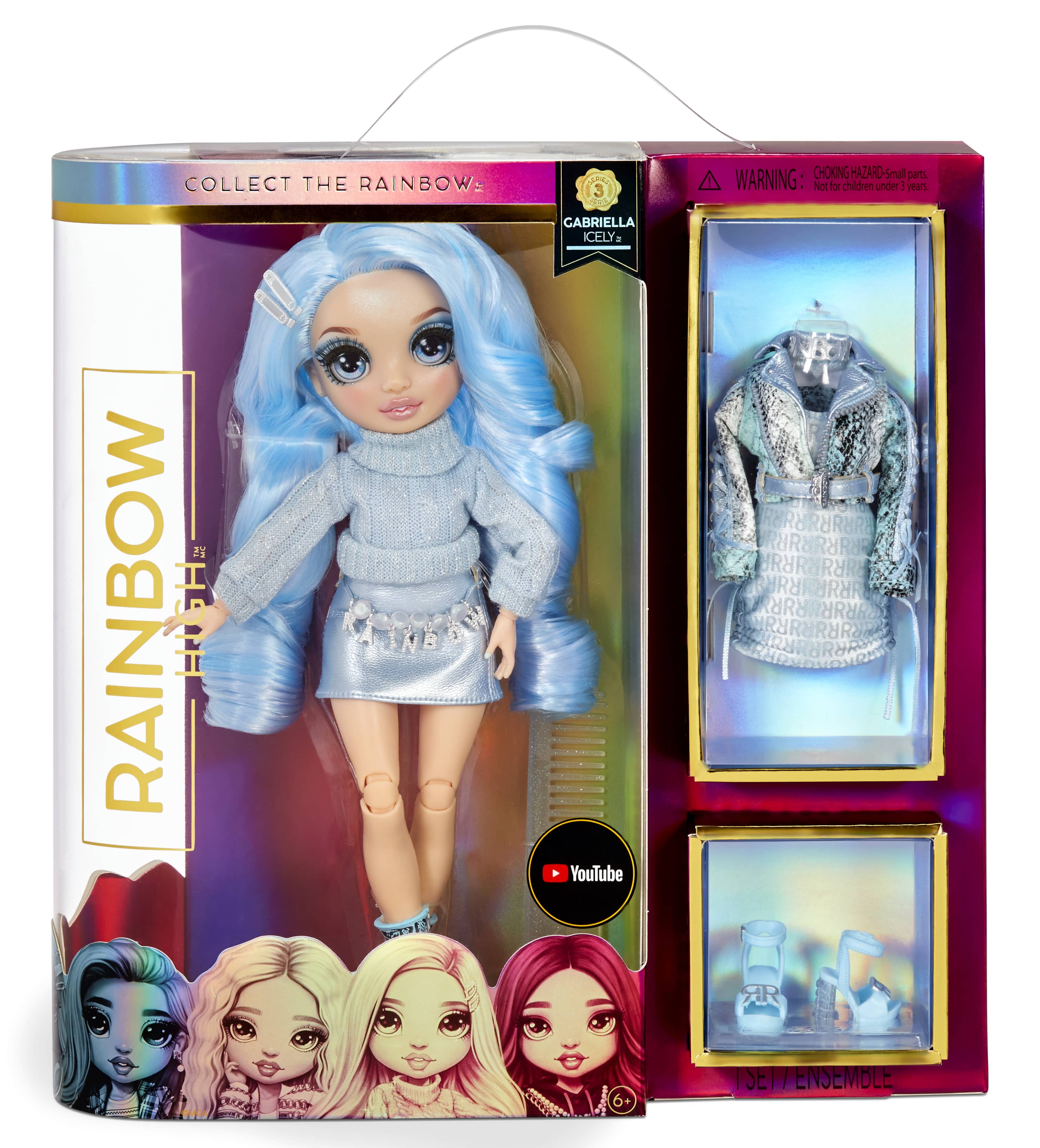 Rainbow High Gabriella Icely Light Blue Doll Playset 12 Pieces Rainbow High Gabriella Icely Light Blue Doll Playset 12 Pieces