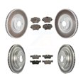 thumbnail image 1 of Transit Auto Front Rear Coated Disc Brake Rotors and Ceramic Pads Kit (6Pc) for Car 2021-2022 BMW 228i Gran Coupe with Blue Painted Calipers KGT-104404, 1 of 11
