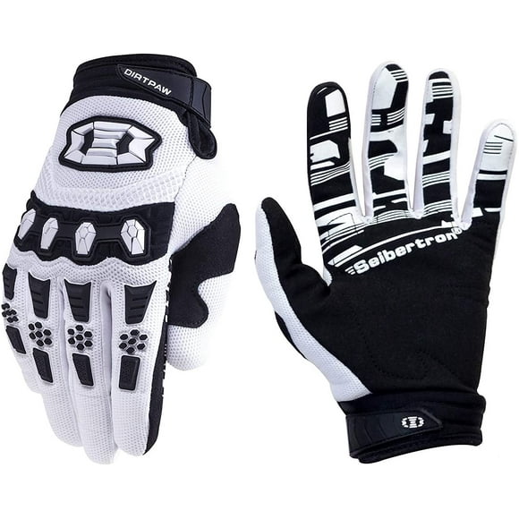 AmPm Dirtpaw Unisex BMX MX ATV MTB Racing Mountain Bike Bicycle Cycling Off-Road/Dirt Bike Gloves Road Racing Motorcycle Motocross Sports Gloves Touch Recognition Full Finger Glove