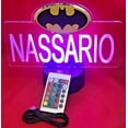 thumbnail image 4 of Night Light Up Desk Table Lamp LED Personalized Free Engraved Batman,  Our Newest Feature, Most Popular, It's Wow, with Remote 16 Colors Energy Efficient, Great Gift, 4 of 11