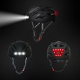 thumbnail image 4 of Casco De Bicicleta Con Luz Recargable Usb Casco De Bicicleta De Seguridad Casco De Bicicleta De Montaña Y Carretera Ajustable Kearding OD016199-06, 4 of 6
