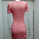 thumbnail image 5 of Vestido corto para mujer, cintura recortada, correas, enlace, mangas cortas, envoltura de cadera, vestido corto elegante, 5 of 7