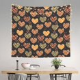 thumbnail image 3 of Daiia Heart Pattern Tapestry 60x51 Inches Wall Hanging Tapestry Artistic Wall Hanging Bedroom Wall Decor Living Room Tapestry Dorm Room Decor, 3 of 9