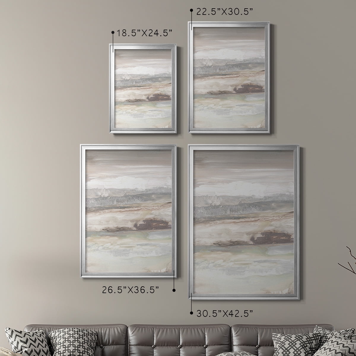 Neautral September Sky Premium Framed Print - Ready to Hang