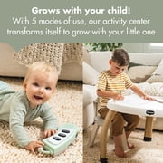 Tiny Love 5-in-1 Here I Grow Stationary Activity Center – Black & White Décor Collection