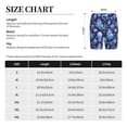 thumbnail image 3 of Fotbe Skull blue crystal flower Pantalones Cortos de Pijama para Hombre, Ropa de Dormir, Pantalones de Pijama Cortos para Hombre-Small, 3 of 6