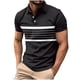 thumbnail image 1 of Camisas de Manga Larga para los Hombres Pullover Impresión Botón Turndown Cuello Blusa, Estilo de Manga Corta Casual, 1 of 9