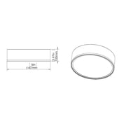 Z-Lite 1 Light Flush Mount