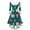 Dark Green, variant on Christmas Dresses for Women Women's Fashion Elegant Autun And Winter Long Sleeve V-Neck Christmas Print Dress for Holiday Party,Red,S