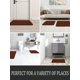 thumbnail image 4 of 1pc Blue Stone Texture Sponge Bathroom Mat, Non-slip Bath Mat, Toilet Rug, 4 of 4