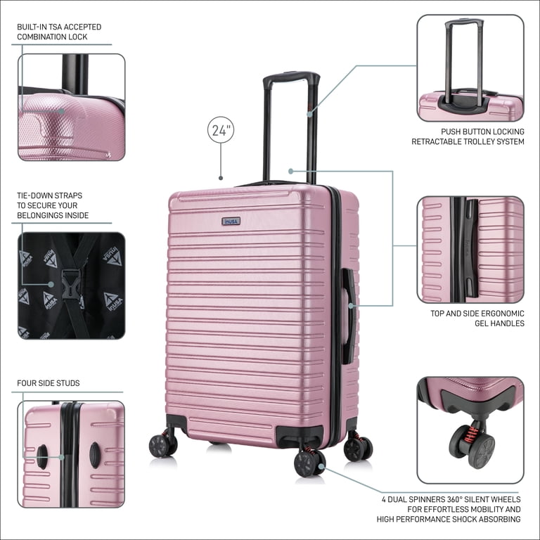 InUSA Deep 24-Inch Hardside Checked Luggage photo 3