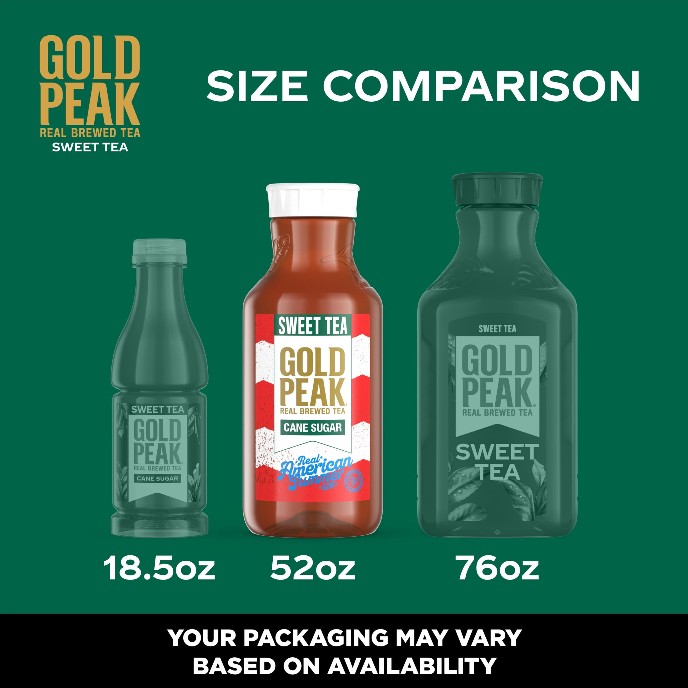 Gold Peak Iced Tea, Sweet Tea Bottle, 52 fl oz