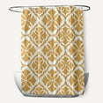 thumbnail image 1 of Simply Daisy 70" W x 73" H Ceylon Geometric Print Polyester Shower Curtain, Yellow, 1 of 3
