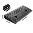 thumbnail image 3 of HaoXun Car Ramp Mat for Vehicles - Plastic Slope Board with Heat-Resistant & Cold-Resistant Properties, 20in Length x 9in Width x 2in Height for Home Steps, Roadside Curbs, Motorcycles, 3 of 8