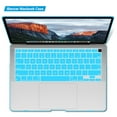 thumbnail image 2 of IBENZER Compatible with 2022 2021 2020 MacBook Air 13 Inch Case M1 A2337 A2179 A1932, Hard Shell Case & Keyboard Cover & Screen Film for Mac Air 13 with Touch ID (2018-2022), Sky Blue, W-AT13-SBL+2, 2 of 10