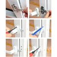 thumbnail image 3 of Abridor de ventana abatible, cerradura de seguridad para bebés, cerradura antipinzamiento, abridor de ventilación de ventana, apertura hacia afuera para ventana de UPVC, madera y aluminio, blanco, 3 of 5