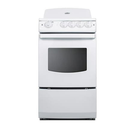 Summit REX2051W 20 in. Wide Smooth-top Electric Range, White - Replace